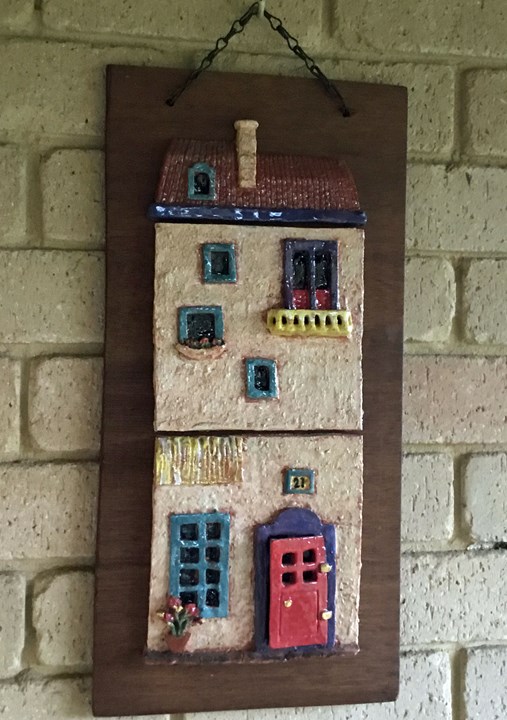 Mounted Clay Wall Hanging