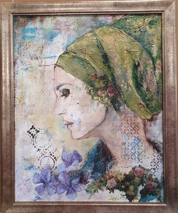 Lady With The Green Headdress