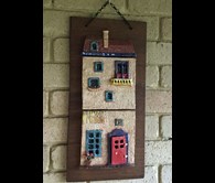 Mounted Clay Wall Hanging