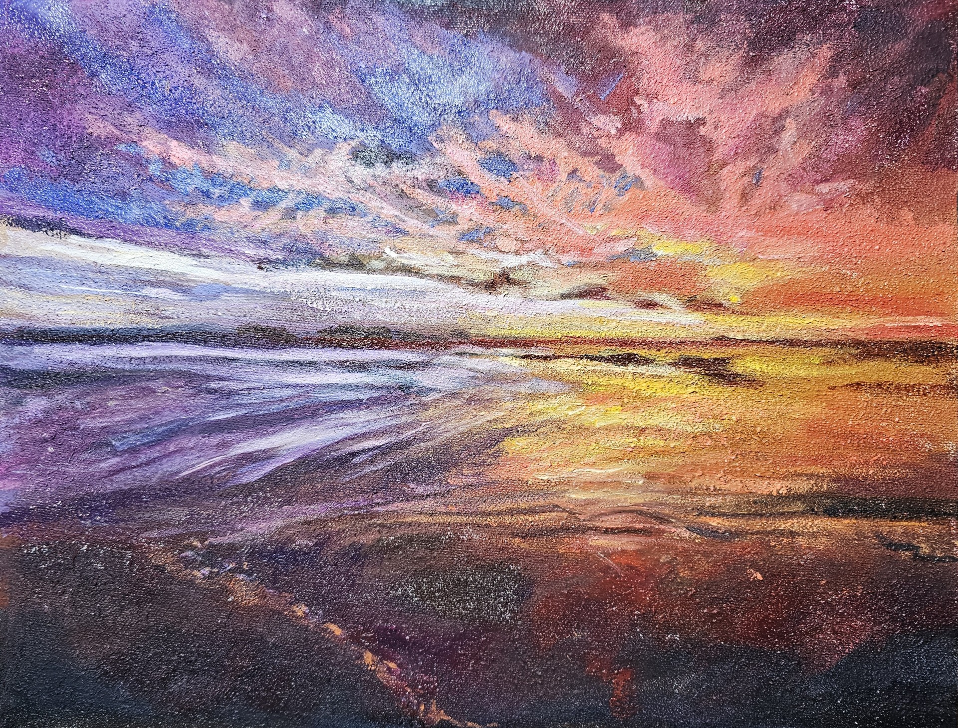 Sunset Over The Indian Ocean